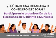 ¿QUÉ HACE UNA CONSEJERA O CONSEJERO ELECTORAL? PARTICIPA EN LA ORGANIZACIÓN DE LAS ELECCIONES EN TU DISTRITO O MUNICIPIO