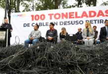 SE RETIRAN 100 TONELADAS DE CABLEADO EN DESUSO EN COYOACÁN