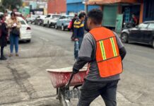 En 24 horas, 1300 metros cuadrados adicionales de bacheo en calles de Azcapotzalco
