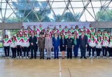 Abandera secretario de Educación Pública, Mario Delgado a delegación mexicana rumbo a los Juegos Olímpicos de la Juventud Dakar 2026