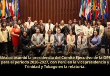 México asume la presidencia del Comité Ejecutivo de la OPS y refrenda su compromiso con la cooperación sanitaria regional